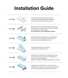 Redmi Note 11 Pro / 11 Pro 5G Screen Protector [2P] | Invisible Defender - Redmi Note 11 Pro / 11 Pro 5G Screen Protector - Six-step illustrated guide for installing a screen protector.