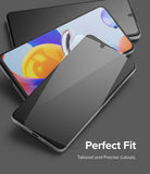 Redmi Note 11 Pro / 11 Pro 5G Screen Protector [2P] | Invisible Defender - Redmi Note 11 Pro / 11 Pro 5G Screen Protector - Two glass screen protectors layered over a smartphone on a gray background.