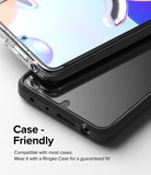 Redmi Note 11 Pro / 11 Pro 5G Screen Protector [2P] | Invisible Defender - Redmi Note 11 Pro / 11 Pro 5G Screen Protector - Smartphone with screen protector inside a protective case.