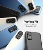 Redmi Note 11S | Camera Styling - Redmi Note 11S - Multiple smartphones in various colors arranged in a fan shape, highlighting their rear camera modules.