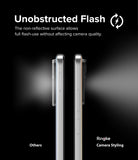 Redmi Note 11S | Camera Styling - Side-by-side comparison showing a Ringke camera cover allowing clear flash versus a blocked one.