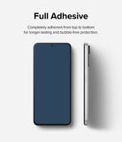 Redmi Note 11 / 11S Screen Protector [2P] | Invisible Defender - Redmi Note 11 / 11S Screen Protector - Front and side views of a smartphone highlighting full adhesive screen coverage.