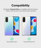 Redmi Note 11 / 11S Screen Protector [2P] | Invisible Defender - Redmi Note 11 / 11S Screen Protector - Compatibility chart showing Redmi Note 11 and 11S phones with green checkmarks.