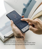 Redmi Note 11 / 11S Screen Protector [2P] | Invisible Defender - Hands holding a smartphone with a fitness app interface.