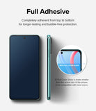 Redmi Note 11T 5G / Poco M4 Pro 5G Screen Protector | Invisible Defender - Redmi Note 11T 5G / Poco M4 Pro 5G Screen Protector - Phone with full adhesive glass showing case-friendly fit.