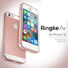iPhone SE / 5s / 5 Case | Air - Rose Gold - Rose gold iPhone SE in a clear, thin Ringke Air protective case.