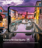 LG V50 ThinQ Screen Protector | Dual Easy Film - LG V50 ThinQ Screen Protector - Smartphone displaying a vibrant canal scene to highlight the screen protector's HD clarity.