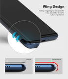 Mi 10 / 10 Pro Screen Protector | Dual Easy Film - Diagram showing a screen protector wrapping around curved phone edges.