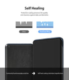 Mi 10 / 10 Pro Screen Protector | Dual Easy Film - Comparison showing self-healing film removing scratches from a phone.