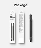 Galaxy S Pen (Fold Edition) Holder | Slim - Black Ringke Slim Pen Case packaging with product details and a standalone holder.