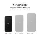 iPhone 12 Mini Screen Protector | Invisible Defender Glass - iPhone 12 Mini Screen Protector - Compatibility chart showing 5.4, 6.1, and 6.7-inch iPhone models with 12 Mini selected.