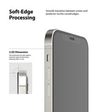 iPhone 12 Mini Screen Protector | Invisible Defender Glass - Close-up of phone edge showing 2.5D curved glass transition.