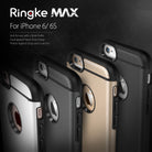 iPhone 6s / 6 Case | Max - Royal Gold - Four Ringke Max dual-layered cases for iPhone 6/6s in silver, black, gold, and dark gray.